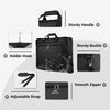 Garment Bag for Travel, Large Carry on Garment Bags with Strap for Business, Waterproof Hanging Suit Luggage Bag for Men Women, Wrinkle Free Suitcase Cover for Shirts Dresses Coats, Black