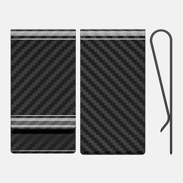 Carbon Fiber Money Clip Front Pocket Wallet Minimalist Wallet Slim Wallet Credit Card Holder