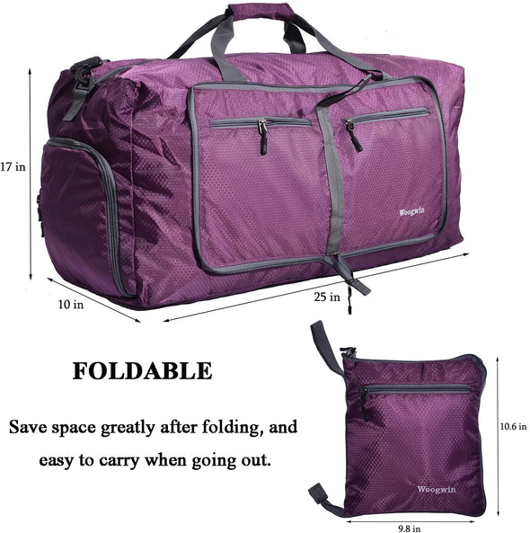 Travel Duffel Bag Large Foldable Waterproof Overnight Bag for Beach Swim Bags Pool Sports Gym