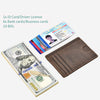 Slim Minimalist Wallet RFID Front Pocket Wallet Thin Credit Card Holder for Men Women