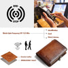 Mens Wallet Zipper Genuine Leather RFID Card Holders Cowhide Zip Coin Pocket Bifold Wallets for Men