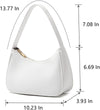 Shoulder Bags for Women, Cute Hobo Tote Handbag Mini Clutch Purse with Zipper Closure