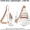 Small Sling Bag for Women Leather Crossbody Bags Fanny Pack Chest Bag for Travel