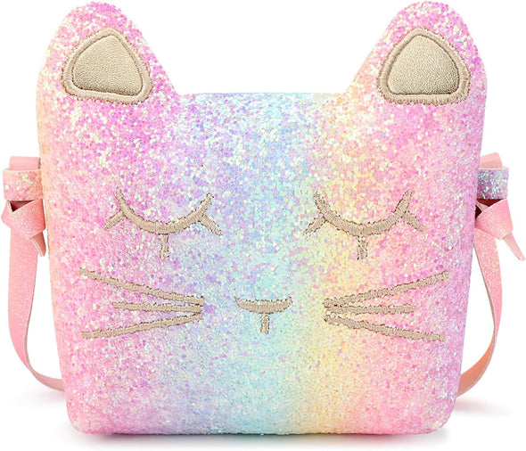 Kids Cat Purse for Little Girls Toddlers Wallet Crossbody Bag 2 Year Old Girl Gifts