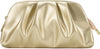 Dressy Vegan Leather Clutch Purse for Women Formal, Soft Pleated PU Evening Clutch for Weddings, Proms, Cocktail-Gemma