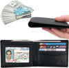 Wallet for Men-Genuine Leather RFID Blocking Bifold Stylish Wallet with 2 ID Window