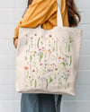 Canvas Tote Bag Aesthetic for Women, Cute Reusable Cloth Cotton Bags for Shopping Beach Grocery