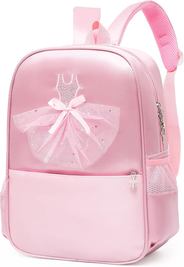 Cute Ballet Dance Backpack Tutu Dress Dance Bag with Key Chain Girls