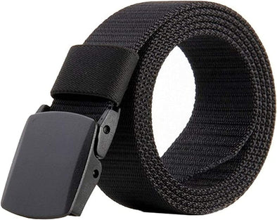 Nylon Canvas Breathable Military Tactical Men Waist Belt with Plastic Buckle