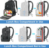 17 Inch Laptop Backpack, TSA Large Travel Backpack with Lunch Box, Anti-Theft Work Business Carry on with USB Port, Water Resistant Sturdy College Computer Backpack for Men Women