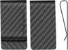 Carbon-Fiber-Money-Clip-For-Men, Minimalist-Money-Holder for Cash, High Elastic Carbon-Fiber-Wallet, Slim and Durable