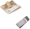 Small Men'S Slim Money Clip Stainless Steel Credit Business Card Holder Pocket Cash Wallet