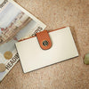 Leather Wallets for Women RFID Blocking Slim Bofild Purse Card Holder with Zipper Pocket