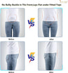 Women No Show Stretch Belt Invisible Elastic Web Strap Belt with Flat Buckle for Jeans Pants Dresses