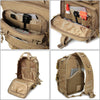 Tactical Sling Bag Backpack Military Rover Shoulder Sling Pack EDC Molle Assault Range Bag Crossbody Chest Pack (Coyote)