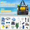 Mesh Beach Bag - Large Beach Tote Bag for Family Beach Bag for Toys & Vacation Essentials