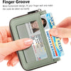 Credit Card Wallet, Zipper Card Cases Holder for Men Women, RFID Blocking, Keychain Wallet, Compact Size