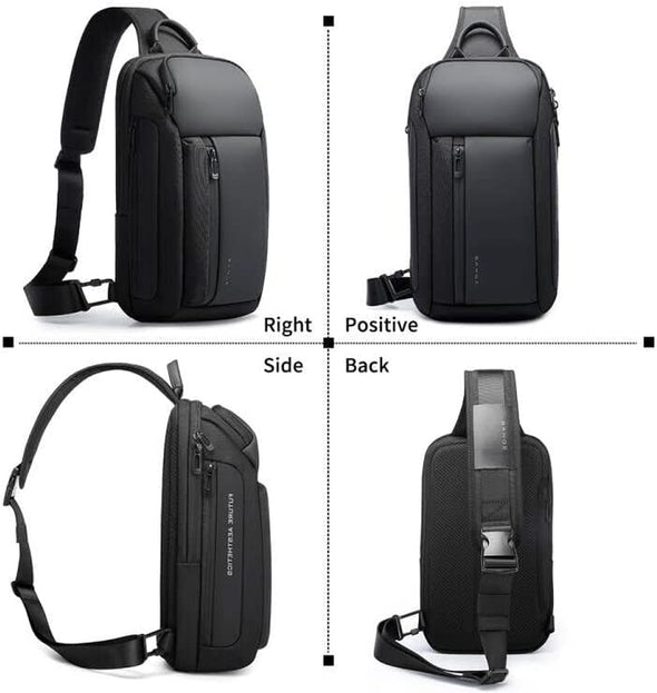 Sling Bag, Waterproof Men'S Chest Bag Shoulder Bags Crossbody Sling Backpack for Men……