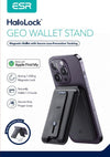 for Magsafe Wallet with Full Find My Functionality, Magnetic Geo Iphone Wallet, up to 3,000G Magnet Strength, Wallet Tracker with Adjustable Stand, for Iphone 16/15/14/13/12 Series, Black