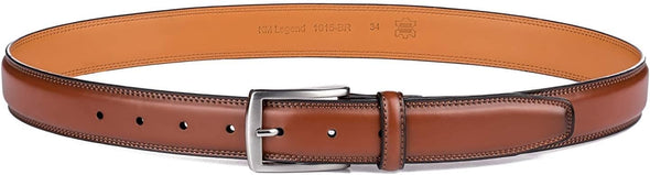 Men'S Leather Dress Belt-Classic & Fashion for Work Business and Casual