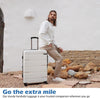 Luggage Expandable(Only 28") Suitcase PC+ABS Spinner Built-In TSA Lock 20In 24In 28In Carry On