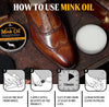 Mink Oil for Leather Boots, Leather Conditioner and Cleaner 3.52 Oz-All-Natural Waterproof Soften and Restore Shoes