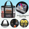 Mesh Beach Bags for Women - plus Waterproof Sandproof Tote Bag