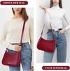 Shoulder Bags for Women Red Purse Burgundy Purse Retro Fall Purse Crossbody Bag Maroon Purse Leather Hobo Handbag