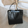 Oversize Pu Leather Tote Women Weekender Bag Shopper Handbag Travel Purse