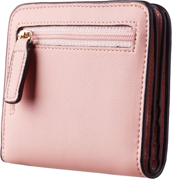 Wallet Women Rfid Blocking Small Compact Bifold Luxury Leather Pocket Wallet Ladies Mini Purse with ID Window