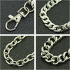 Trousers Chain, Wallet Chain Pocket Chain Belt Chain Jeans Chain with Both End Lobster Clasps for Key Wallet