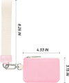 Mini Zip around Wristlet Keychain Wallet for Women Dual Pouch Wristlet Portable Wallet Coin Purse Mini Women Coin Pocket