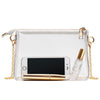 BS-VOG Clear Crossbody Bag with Zipper for Stadium and Concerts Sports