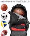 BROTOU Basketball Backpack with Shoes Compartment for Soccerball Basketball Volleyball