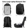 Lapsouno Travel Backpack, 17 Inch Laptop Backpack, College Book Bag with USB Port