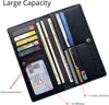 Ultra Slim Thin Leather RFID Blocking Credit Card Holder Bifold Clutch Wallets for Women