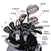 ASK ECHO T-Lock Golf Cart Bag with 14 Way Organizer Divider Top, Premium Cart Bag with Handles and Rain Cover for Men (Grey)