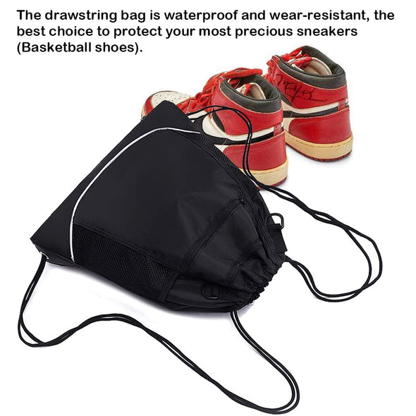 STAY GENT Drawstring Detachable Basketball Backpack, Foldable Soccer Backpack, Gym Bag