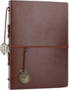 OBTAIN Leather Scrapbook Photo Albums with 30 Writing Paper, Holds 160 Photos