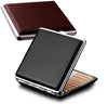 tlhaoa 2-pack Leather Cigarette Case, Crush-proof metal construction, 84mm, 20 Capacity, Black + Brown