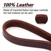 LWBMG Leather Heavy Duty Dog Leash 6ft for All Size Dog