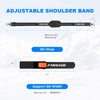 FIREOR Ski Carrier Strap, Ski Equipment Sling Straps Kit, Adjustable Cushioned Shoulder Cross Back Band