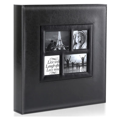 Ywlake Leather Photo Album, Holds 500 Photos, Black