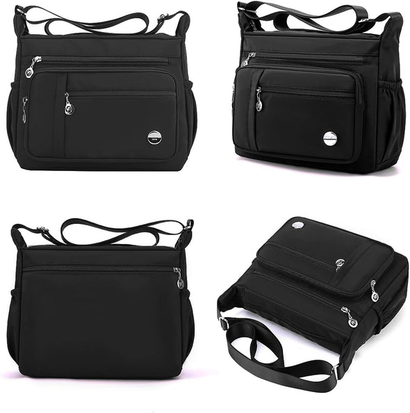 Women Shoulder Handbag Roomy Multiple Pockets Bag Ladies Crossbody Purse Fashion Tote Top Handle Satchel