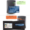 Wallet for Men-Genuine Leather RFID Blocking Bifold Stylish Wallet with 2 ID Window