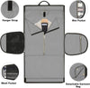 Garment Bags for Travel, Convertible Garment Bag with Detachable Hanging Suit Bag, Carry on Travel Duffel Bag with Shoulder and Backpack Straps, Luggage Dress Bag with 2 Shoes Cover, Men,Women