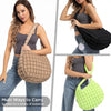 Puffer Tote Bag for Women Large Quilted Tote Bag Quilted Carryall Bag Soft Puffy Crossbody Bag Hobo Handbags Puff Purse