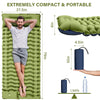 FUN PAC Ultralight Inflatable Sleeping Pad with Pillow & Inflatable Pump for Camping Traveling