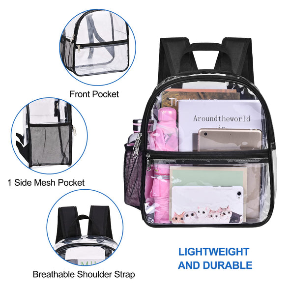 USPECLARE Waterproof Clear Backpack for Stadium Events and Concert Sport