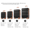 6 Piece Lightweight Hardshell Carry on Luggage Sets with TSA Lock and Spinner Wheels